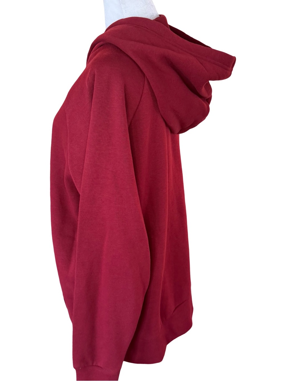Under Armour Women’s Long Sleeved Rival Fleece Hoodie In Maroon Size L - Picture 2 of 8